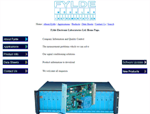 Tablet Screenshot of fylde.com